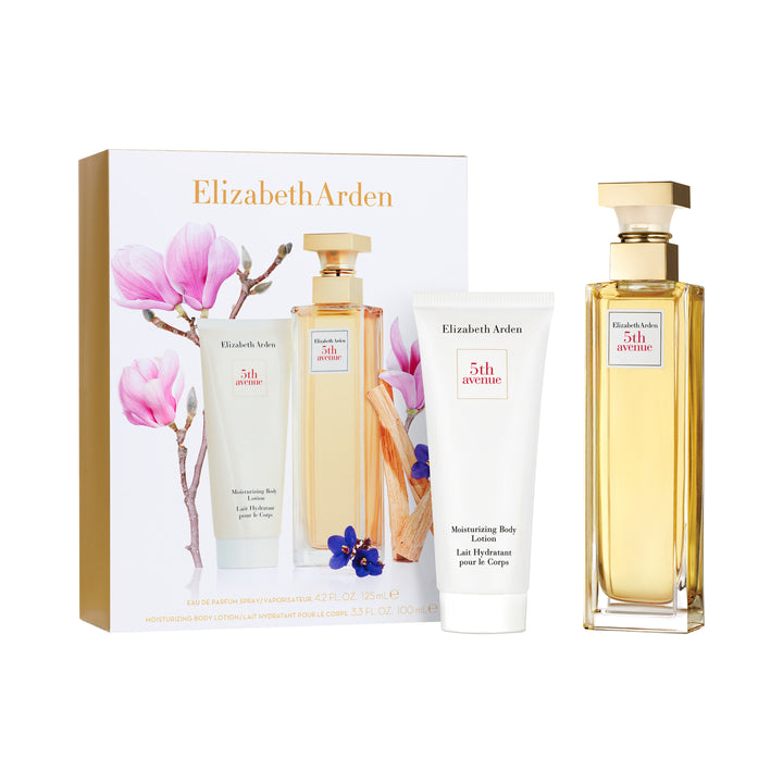 Coffret Duo 5th Avenue, Eau de Parfum et Lait Hydratant Soin Corps