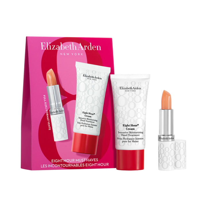 Coffret Duo Hydratant, Soin Mains et Baume à Lèvres Eight Hour® SPF 15