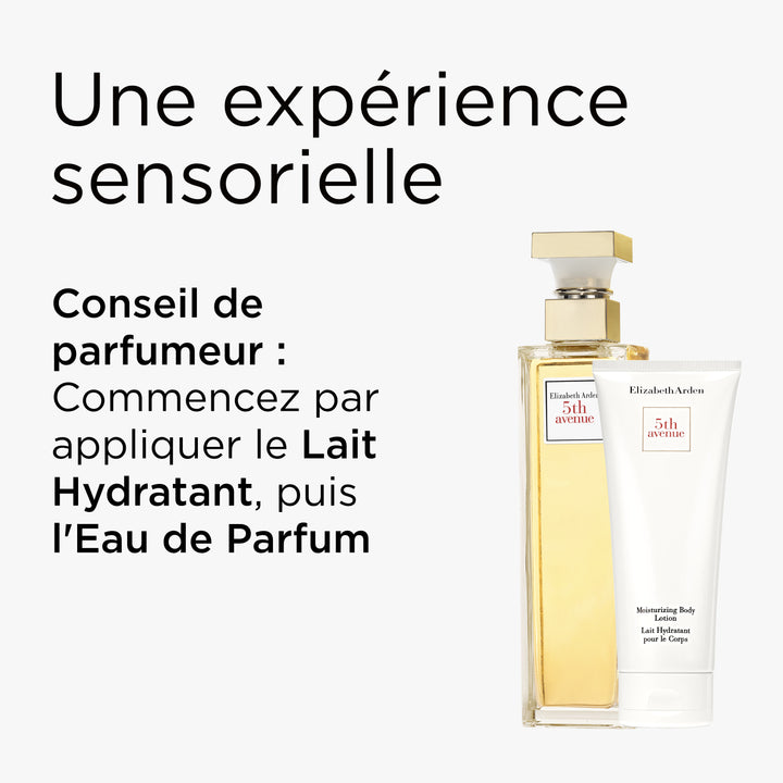 Coffret Duo 5th Avenue, Eau de Parfum et Lait Hydratant Soin Corps