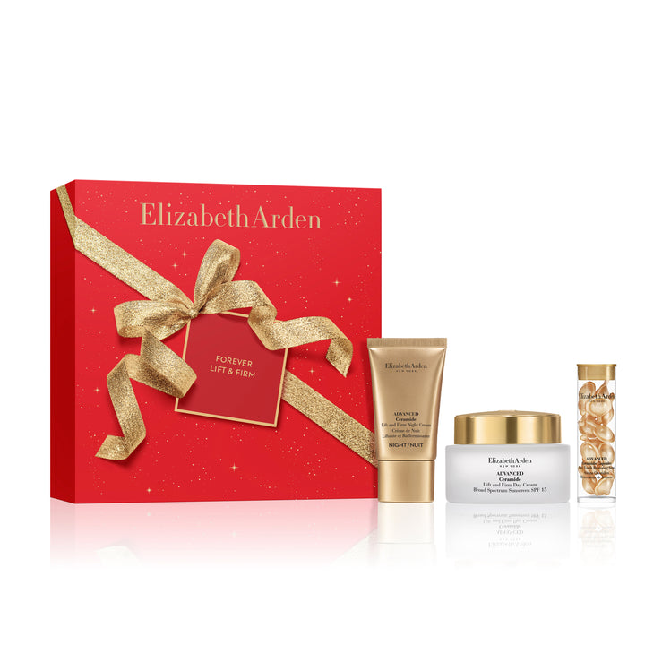 Coffret Lift & Firm, Advanced Ceramide Crème de Jour SPF 15, Crème de Nuit, Ceramide Capsules