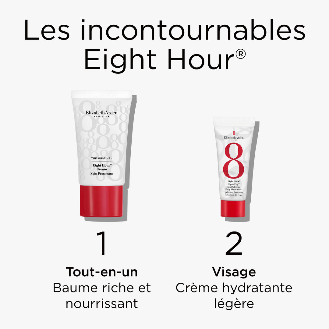 Coffret The Little Icons, Sérum Yeux et Visage PREVAGE, Capsules et Aqua-Crème au Rétinol + HPR, Baume et Crème Hydratante Eight Hour