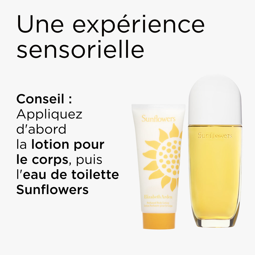 Coffret Duo Sunflowers, Eau de Toilette et lait corps
