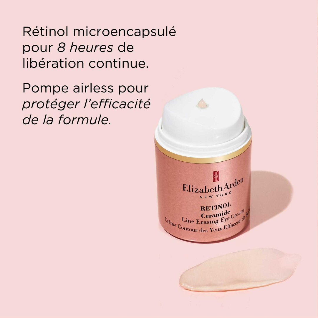 Rétinol Ceramide Crème Contour des Yeux Effaceur de Ridules