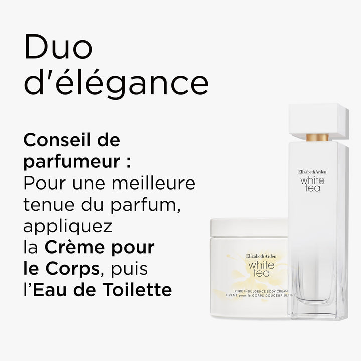 Coffret Duo White Tea, Eau de Toilette et Crème Corps Pure Indulgence