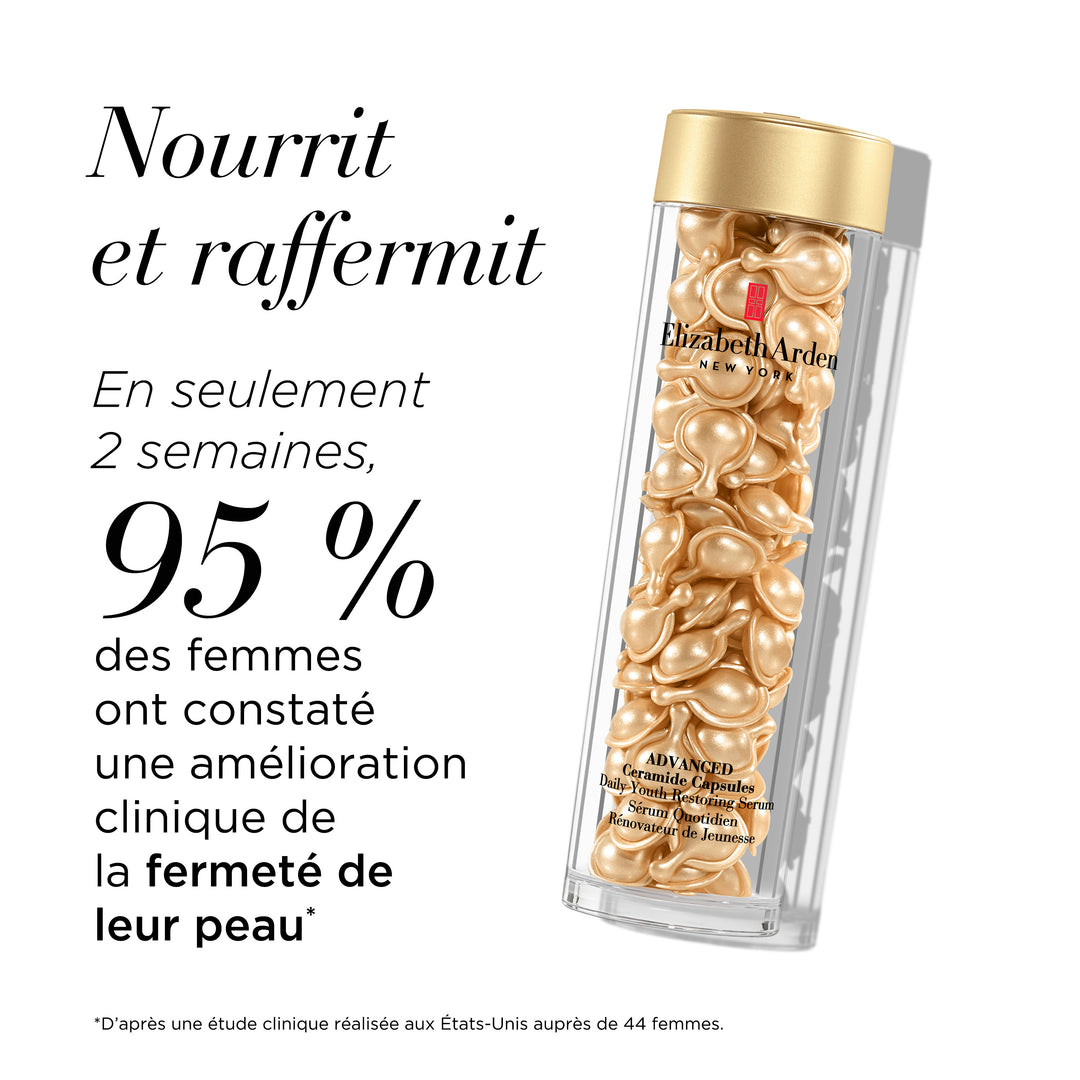 Coffret Trio Liftant Advanced Ceramide, 90 Capsules, Crème de Jour SPF 15 Liftante et Raffermissante