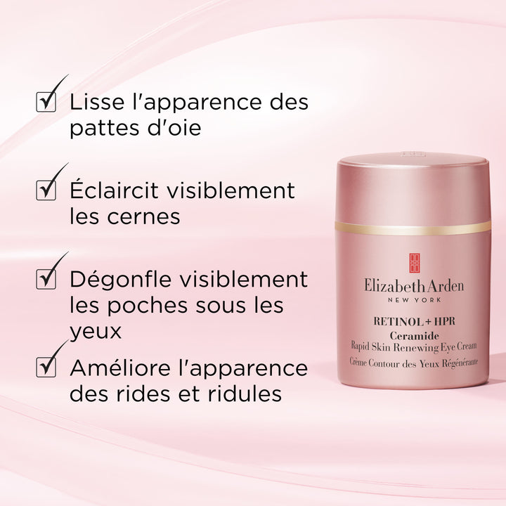 Rétinol + HPR Ceramide Crème Contour des Yeux Régénérant