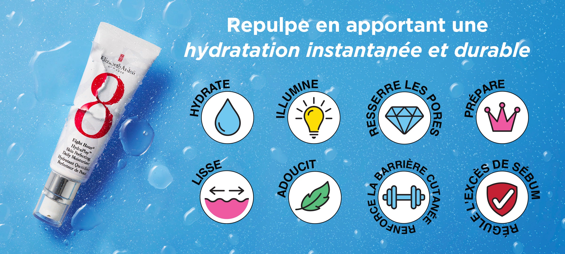 Repulpe en apportant une hydratation instantanée et durable
