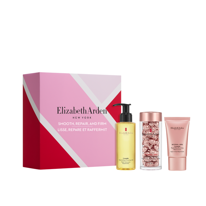 Coffret Retinol + HPR Ceramide Capsules Sérum et Water Cream + Ceramide Huile Démaquillante et Soins pour le Visage Anti-Rides