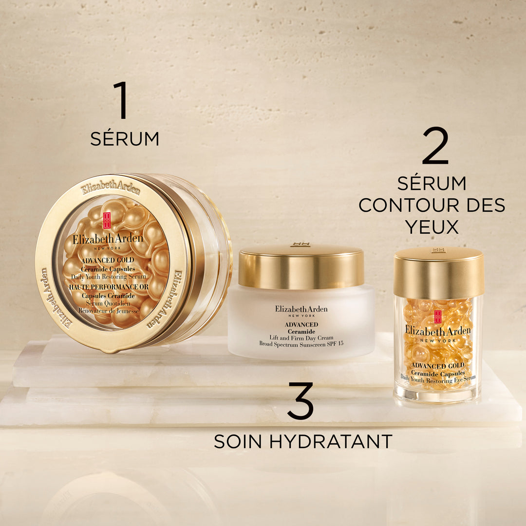 Advanced Gold Ceramide Capsules Sérum Quotidien Rénovateur de Jeunesse