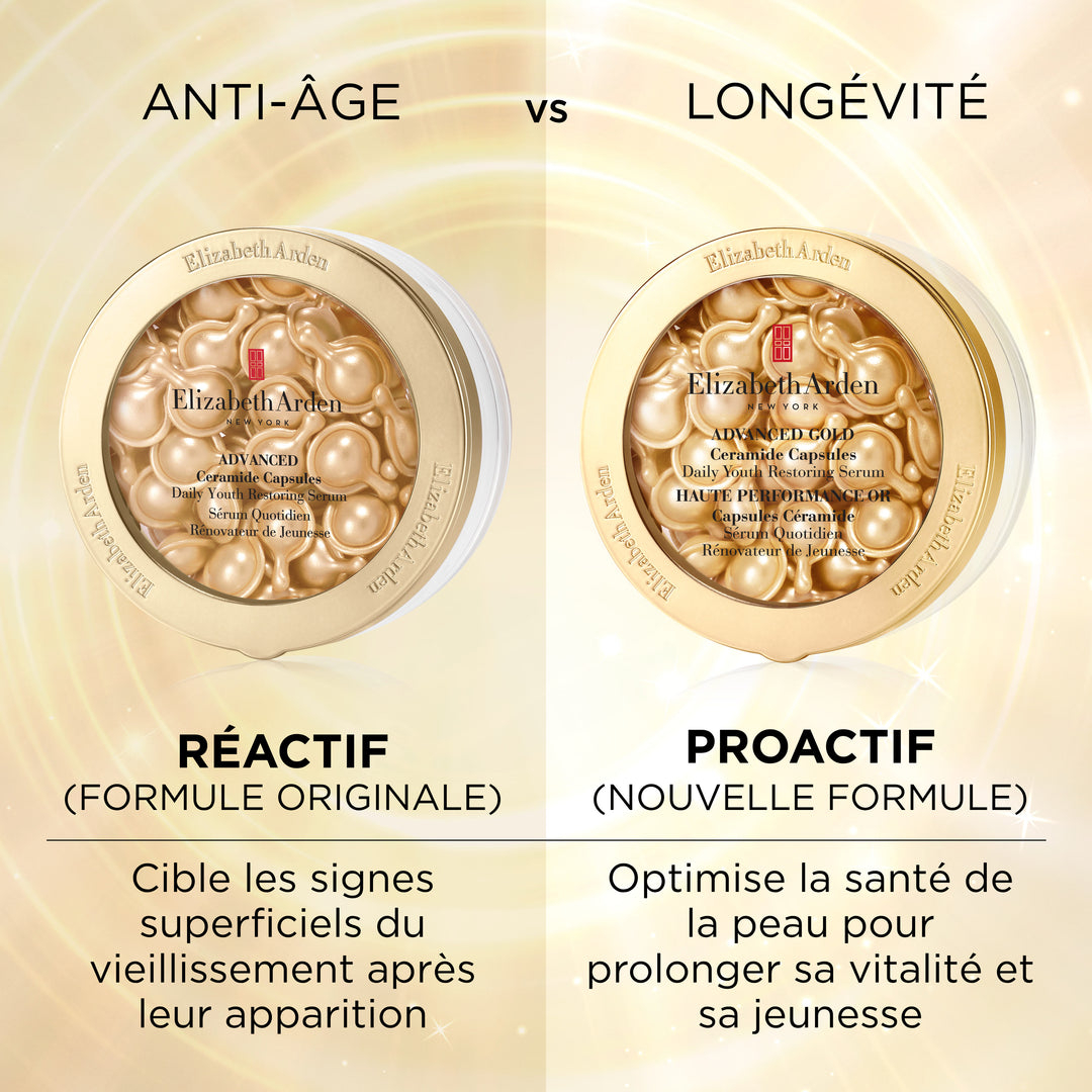 Advanced Gold Ceramide Capsules Sérum Quotidien Rénovateur de Jeunesse