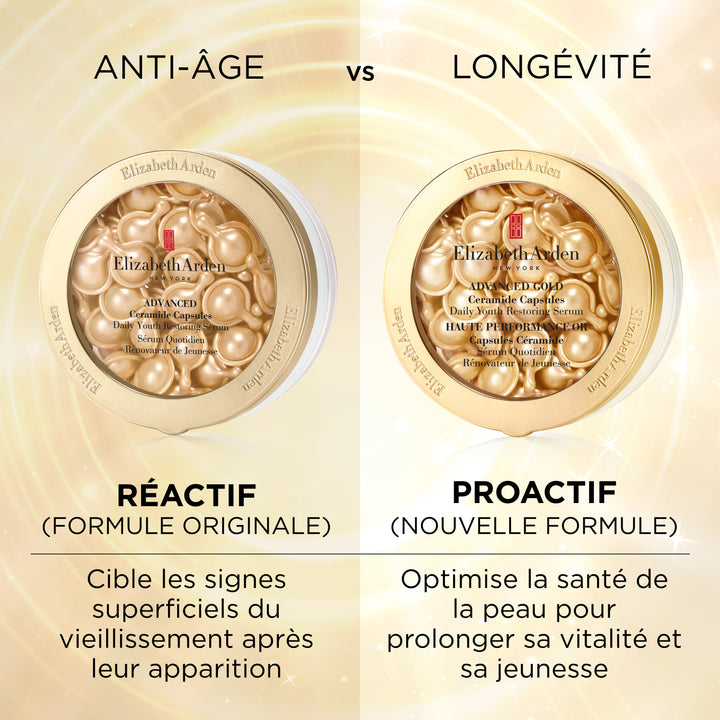 Advanced Gold Ceramide Capsules Sérum Quotidien Rénovateur de Jeunesse