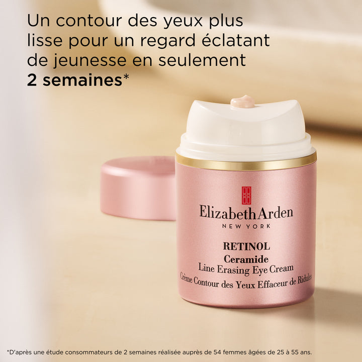 Rétinol Ceramide Crème Contour des Yeux Effaceur de Ridules