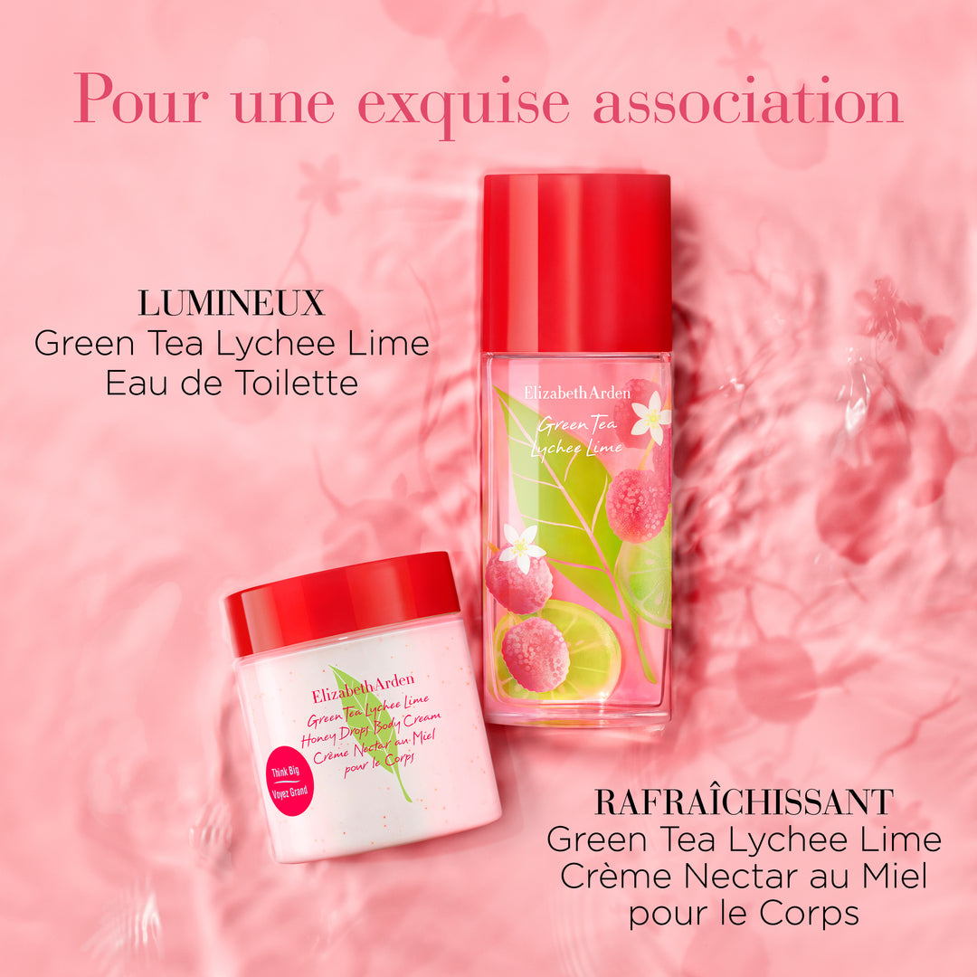 Green Tea Lychee Lime Crème Nectar au Miel pour le Corps