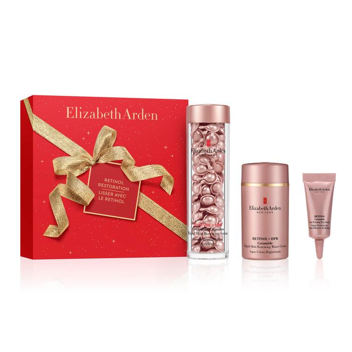 Coffret Lisser avec le Retinol, Trio Aqua-Crème Régénérante & 90 Capsules Rétinol + HPR Ceramide