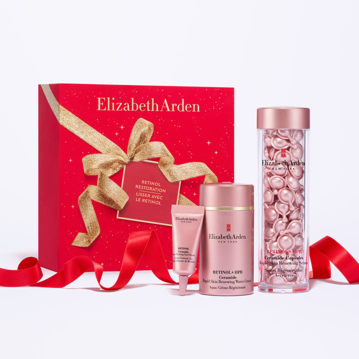 Coffret Lisser avec le Retinol, Trio Aqua-Crème Régénérante & 90 Capsules Rétinol + HPR Ceramide