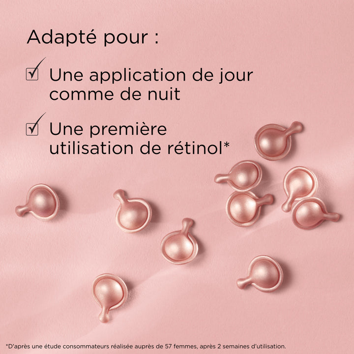 Coffret Lisser avec le Retinol, Trio Aqua-Crème Régénérante & 90 Capsules Rétinol + HPR Ceramide