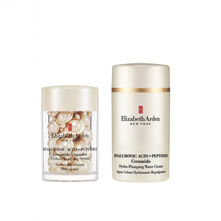 Duo Aqua-Crème & Capsules Céramide Acide Hyaluronique & Peptides  (Valeur 146€)