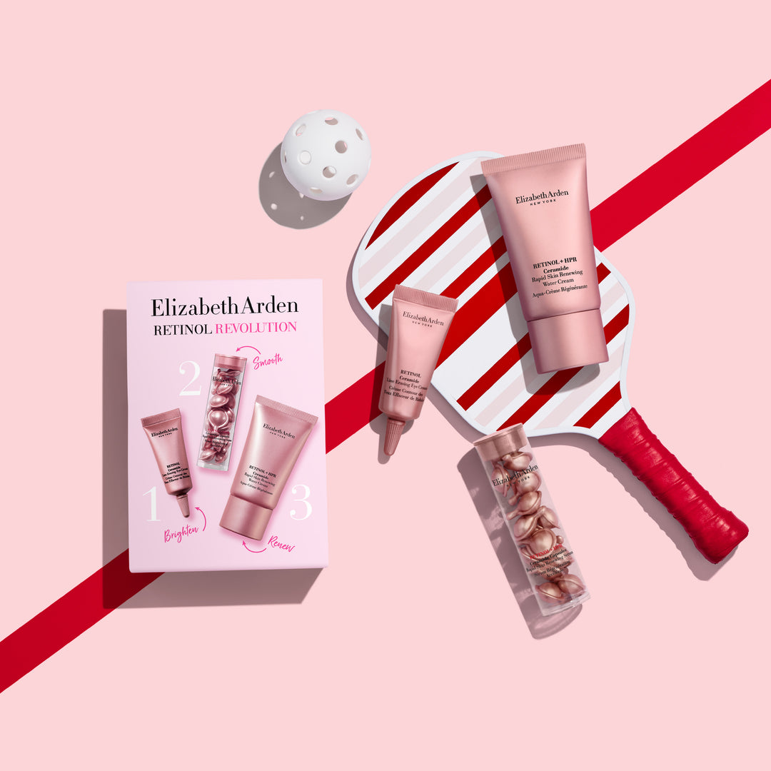 Coffret Trio Rétinol + HPR, Ceramide Aqua-Crème Régénérante, Capsules Sérum Rétinol + HPR et Contour des Yeux Retinol