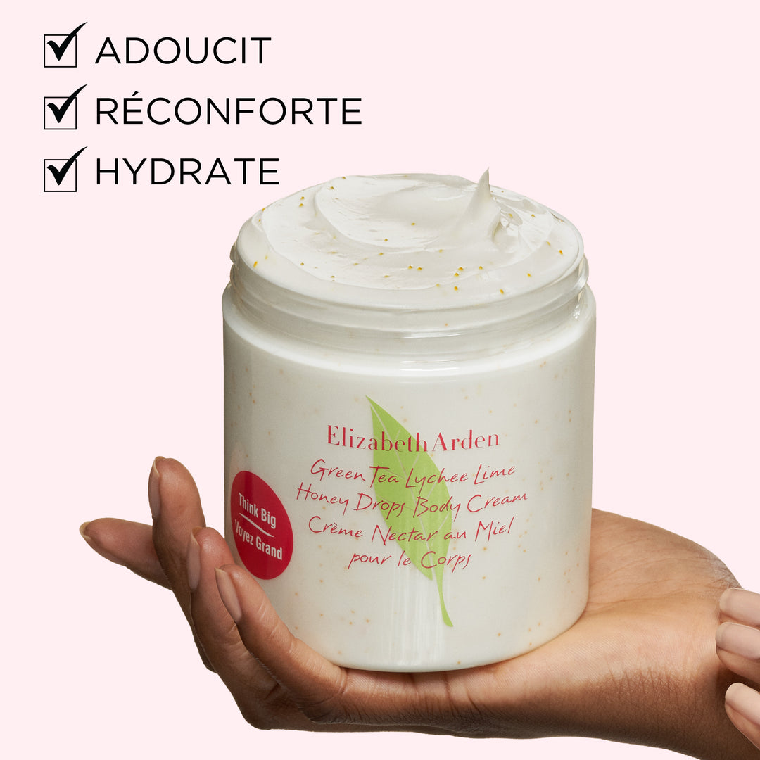 Green Tea Lychee Lime Crème Nectar au Miel pour le Corps