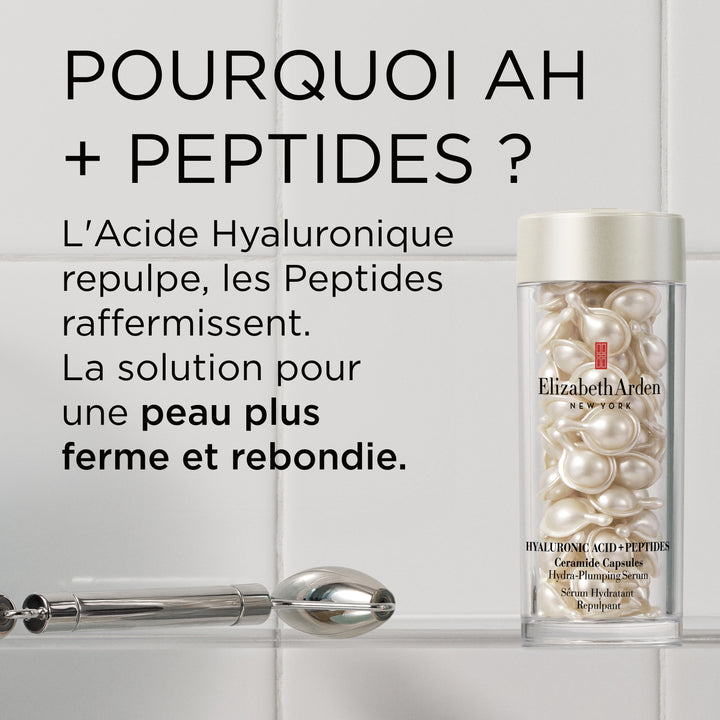 Duo Aqua-Crème & Capsules Céramide Acide Hyaluronique & Peptides  (Valeur 146€)
