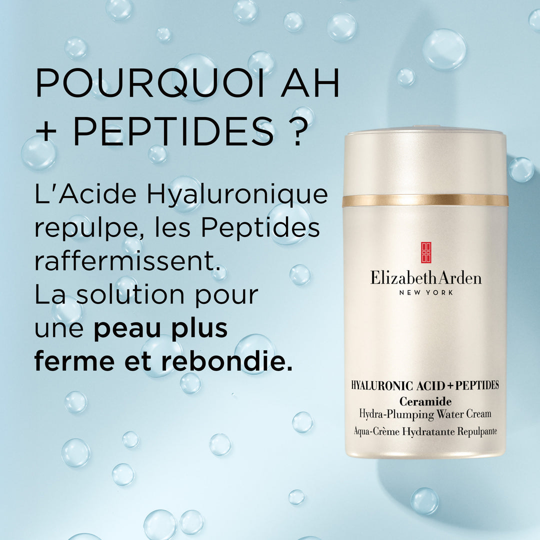 Hyaluronic Acid + Peptides Ceramide Aqua-Crème Hydratante et Repulpante