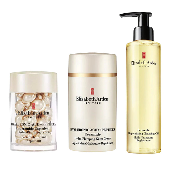 Trio Routine Céramide Acide Hyaluronique & Peptides (Valeur 179€)