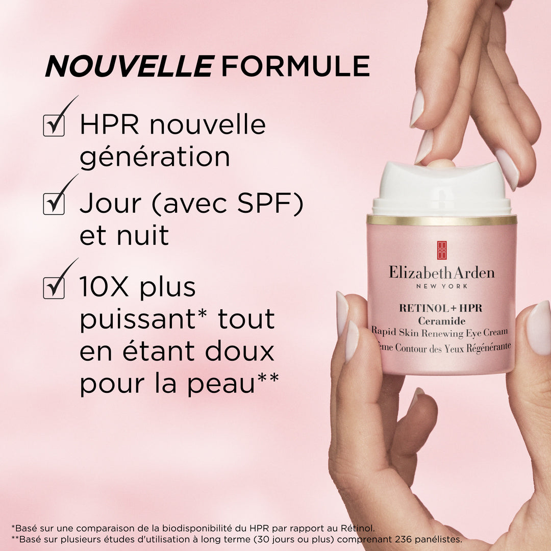 Rétinol + HPR Ceramide Crème Contour des Yeux Régénérant