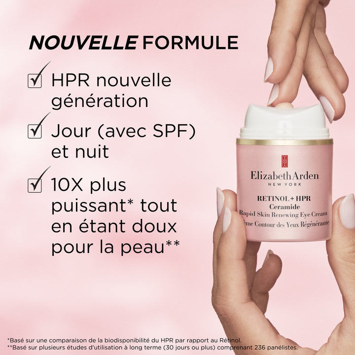 Rétinol + HPR Ceramide Crème Contour des Yeux Régénérant