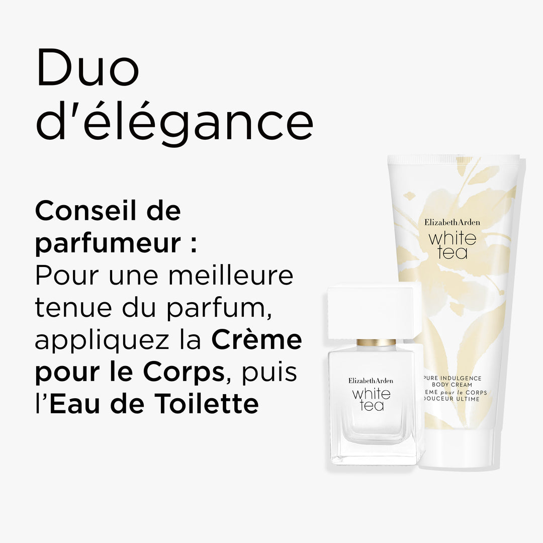 Coffret Duo White Tea, Eau de Toilette florale et crème corps