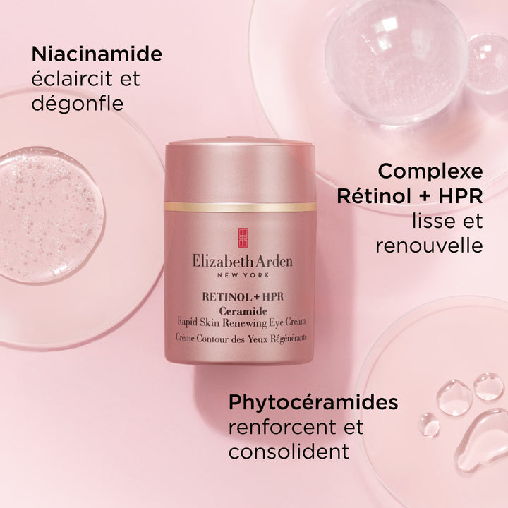 Rétinol + HPR Ceramide Crème Contour des Yeux Régénérant