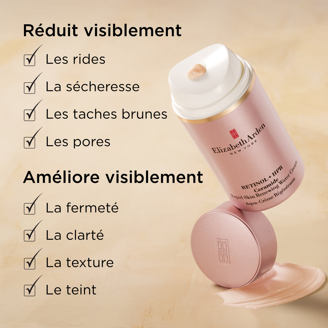 Coffret Trio Rétinol + HPR, Ceramide Aqua-Crème Régénérante, Capsules Sérum Rétinol + HPR et Contour des Yeux Retinol